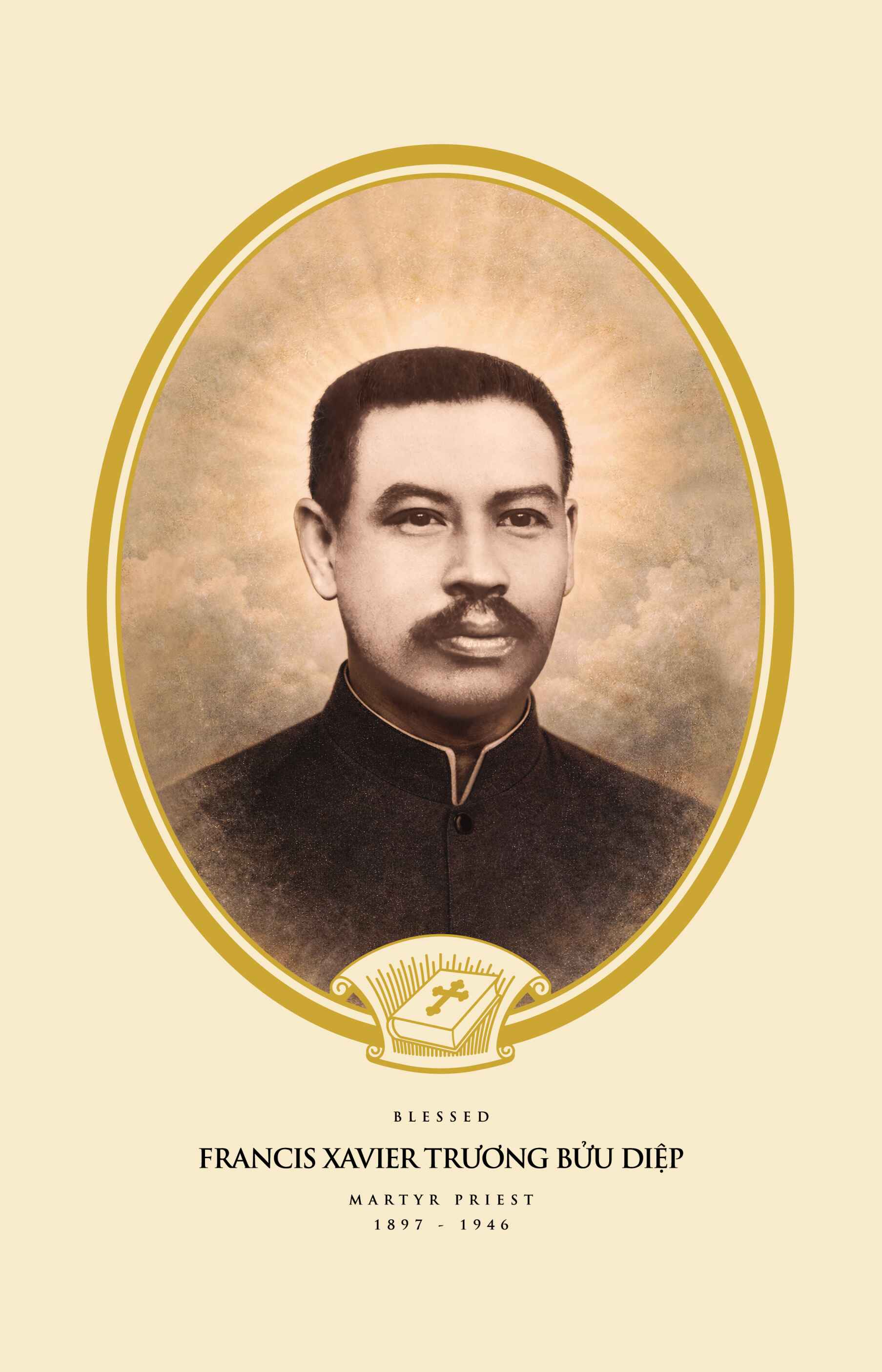 GIÁO PHẬN CẦN THƠ GIỚI THIỆU ẢNH VÀ TƯỢNG CHÍNH THỨC CỦA CHÂN PHƯỚC PHANXICÔ XAVIÊ TRƯƠNG BỬU DIỆP